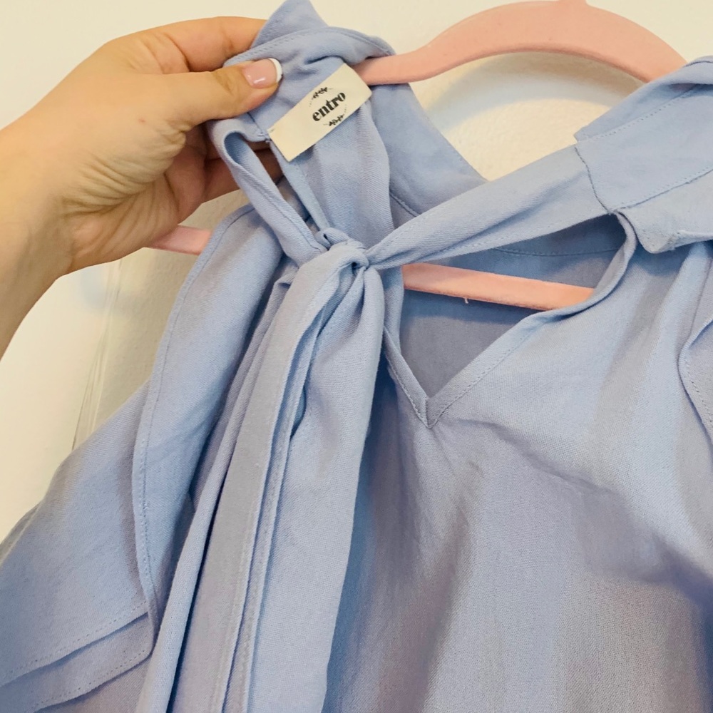 SLEEVELESS TOP💙ENTRO - Picture 3 of 8